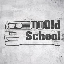Lipdukas "Old school BMW"